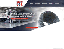 Tablet Screenshot of grupogol.com.mx